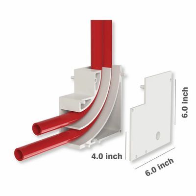 Axiom PEX-Pal modular radiant tubing organizer structural end plate closure | RGS