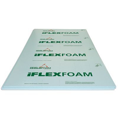 Isolofoam iFlexFoam 160 4x8 feet R10 radiant floor insulation board for under-slab heating | RGS