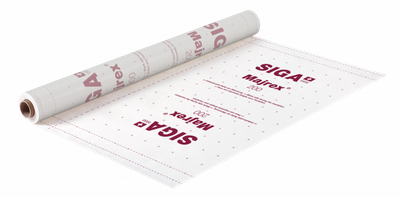 SIGA Majrex 200 high performance smart vapour retarder 1.5m wide roll front view | RGS