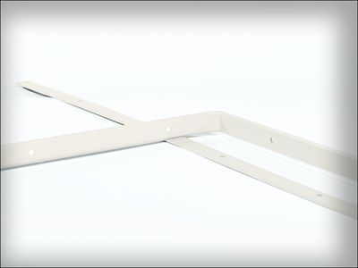 Stego Term Bar 42 inch long semi flexible polyolefin termination bar strip front view | RGS