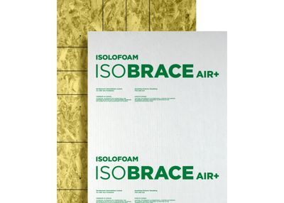 Isolofoam ISOBRACE AIR+ R7.65 insulated sheathing panels for high performance continuous exterior wall insulation | RGS