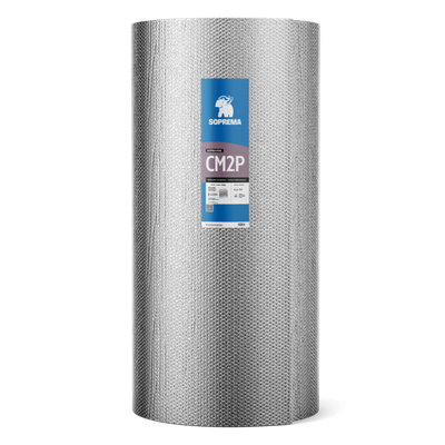 Soprema SOPRA FOIL CM2P 48 inch wide high performance reflective bubble insulation roll front view | RGS
