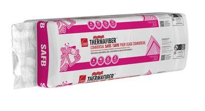 Thermafiber SAFB 3 inch thick sound attenuation fire blanket mineral wool insulation batt packaged view | RGS