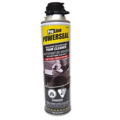 Powerseal Foam and Gun Cleaner 500ml pressurized aerosol solvent canister | RGS