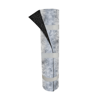 Soprema Silentcrete high performance elastomeric bitumen and rubber floor soundproofing underlayment roll front view | RGS