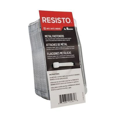 RESISTO Speedclip dimple board fasteners for foundation drainage board installation 65 piece bag | RGS