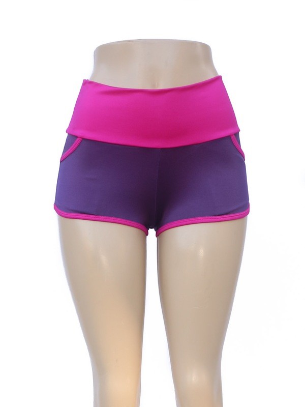 Roller Girl Shorts Nylon/Lycra- Pink/Purple