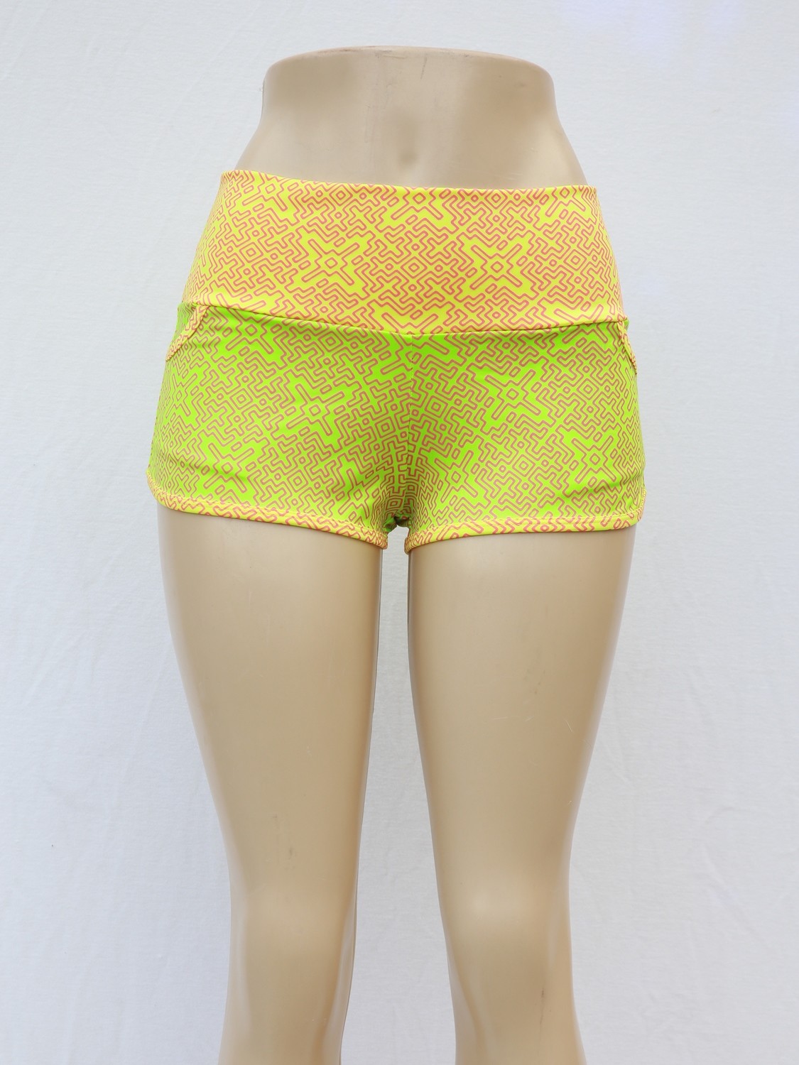 Roller Girl Shorts-Nylon Lycra Hifi Print
