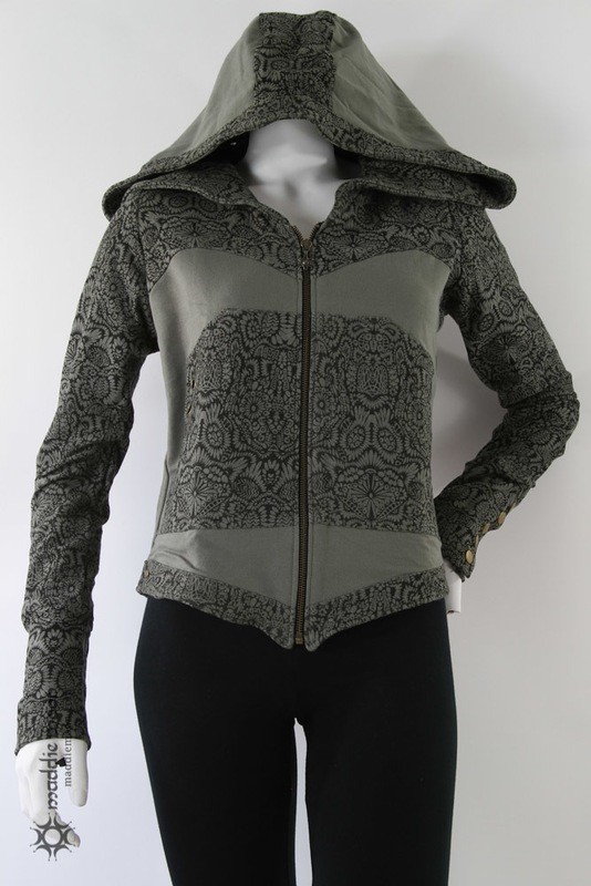 Pagi Hoodie Gray psy flower