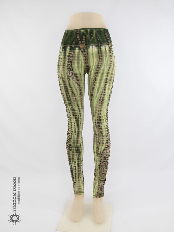 Ruched Legging Long bright green