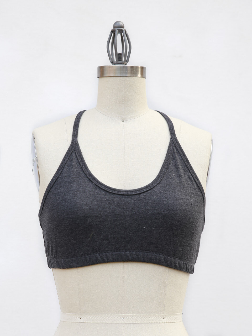 Classic Yoga Bra-Misty Gray