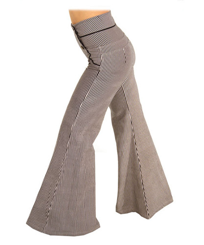 High Waisted Bridget Pant - Pinstripe