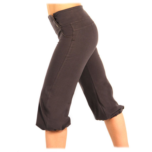 low waist Bridget pant crop gray