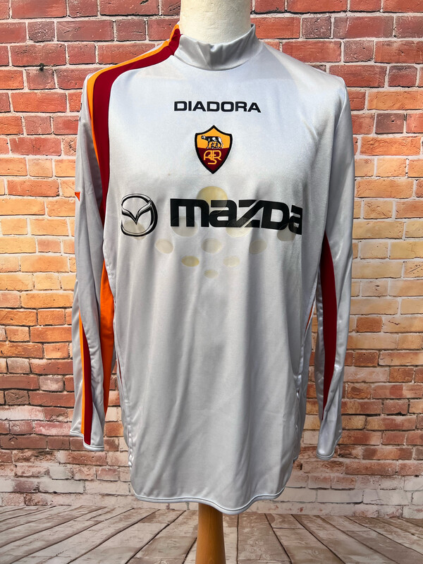 AS Roma 2004/05 Diadora Mens XL Goalkeeper Football Shirt