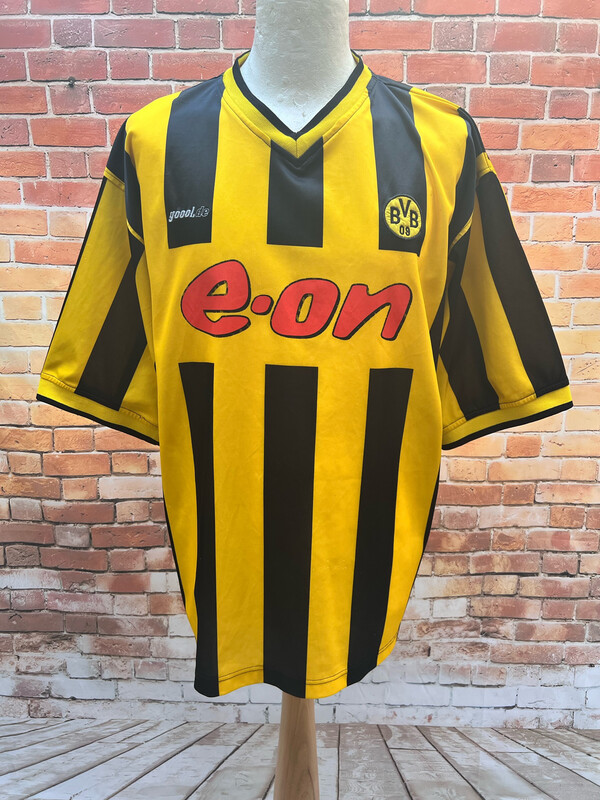 Borussia Dortmund 2001/2002 Away Goool.de Mens XL Football Shirt Evanilson #3
