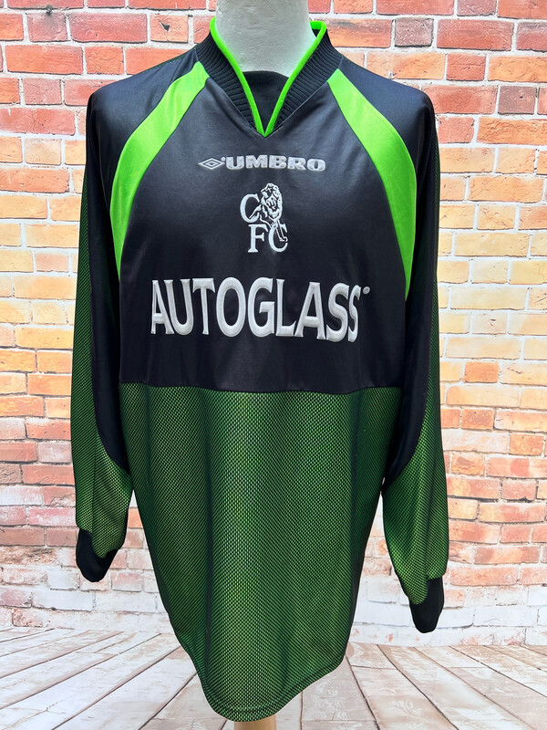 Chelsea 1998/99 Goalkeeper Football Shirt Mens Umbro XXL De Goey #1