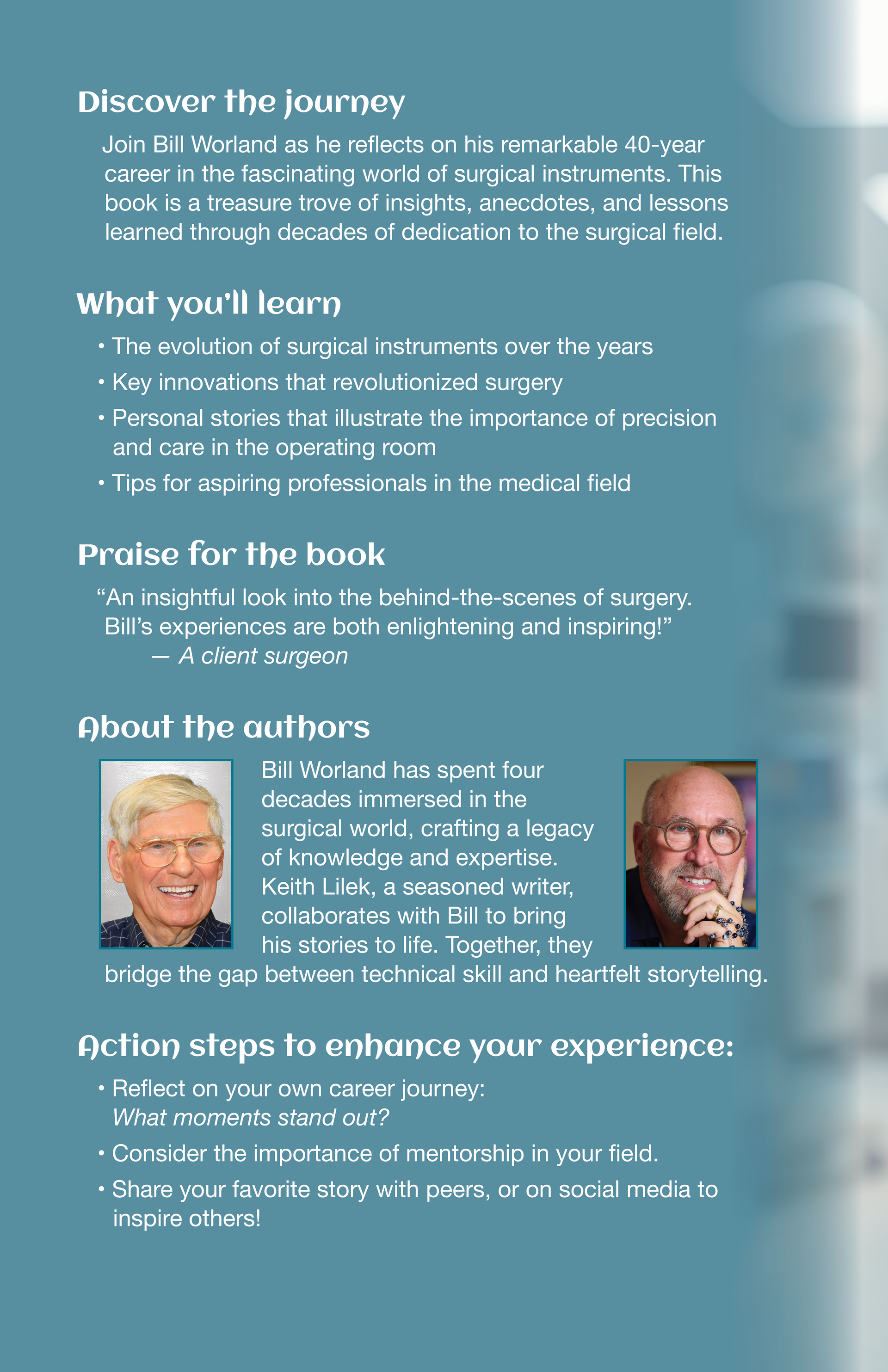 Precision Passion: Four Decades with Surgical Instruments