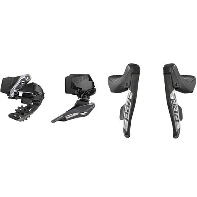 SRAM RED eTap AXS Electronic Road Groupset - 2x, 12-Speed, Cable Brake/Shift Levers, eTap AXS Front and Rear Derailleurs, D1