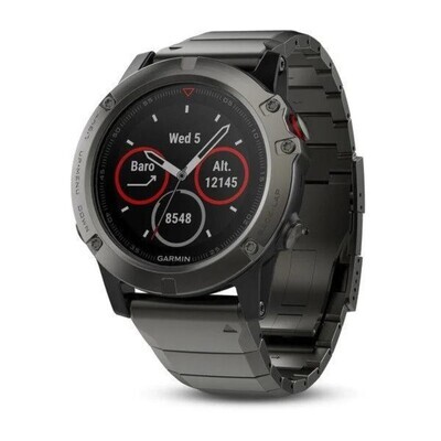 fenix 5x, Spphire, Slte Gry with Metl Bnd,US