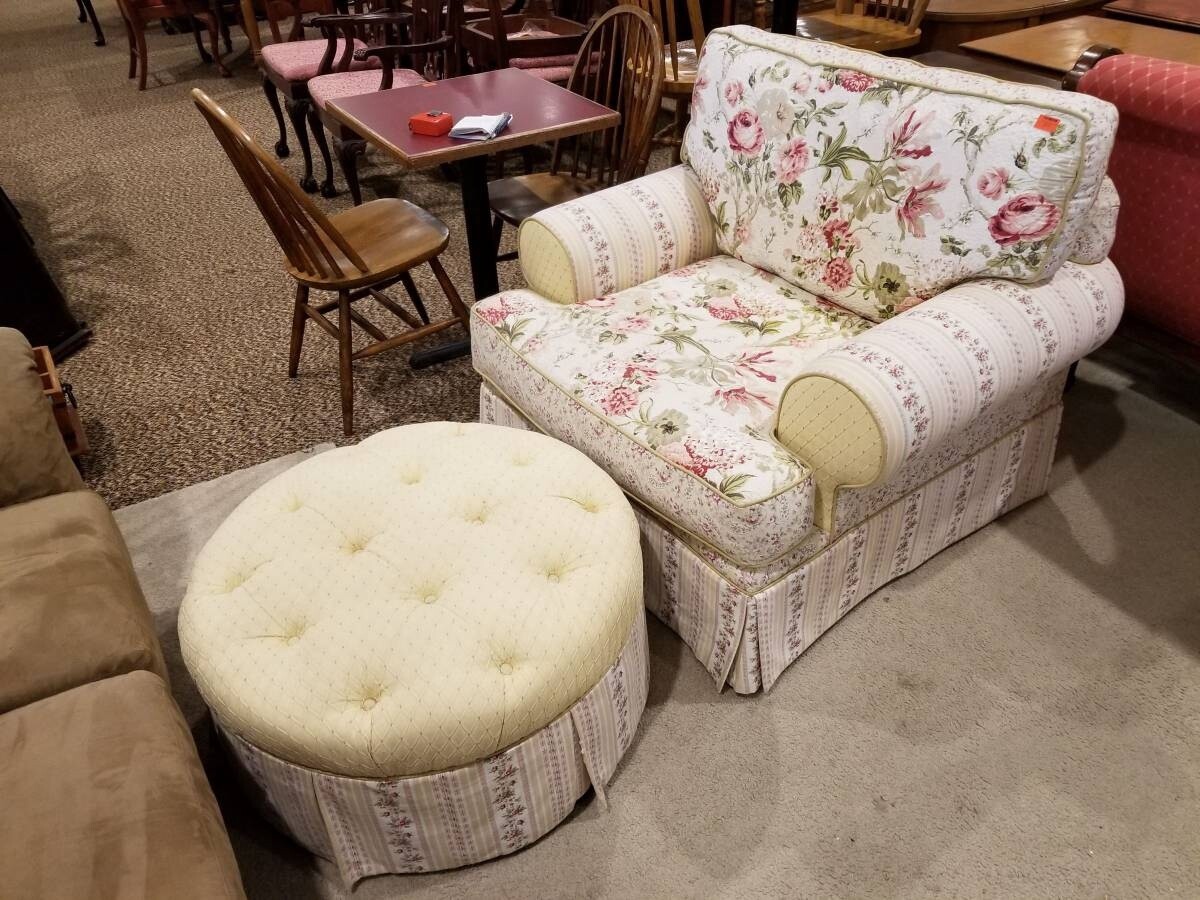 Craftmaster Chair and Ottoman
