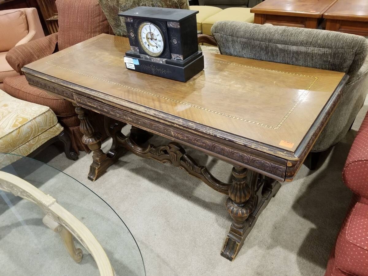 Antique Library Table