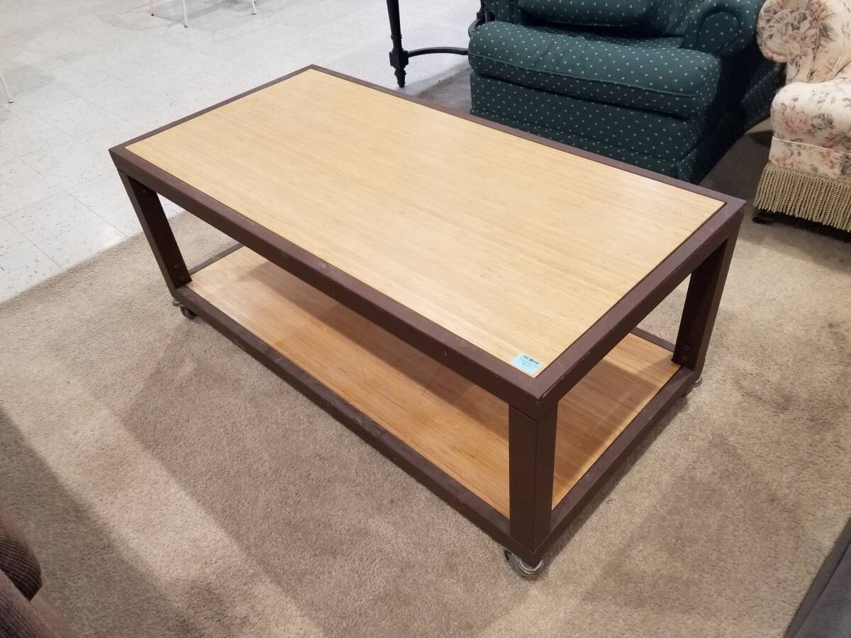 Wood &amp; Metal Coffee Table / Stand