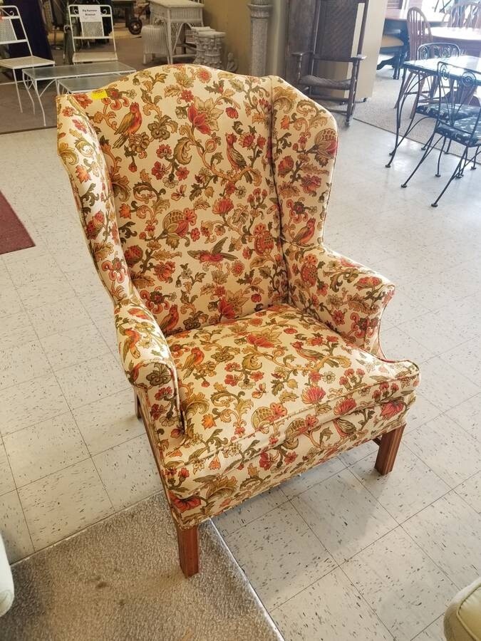 Retro Bird Wingback Chair