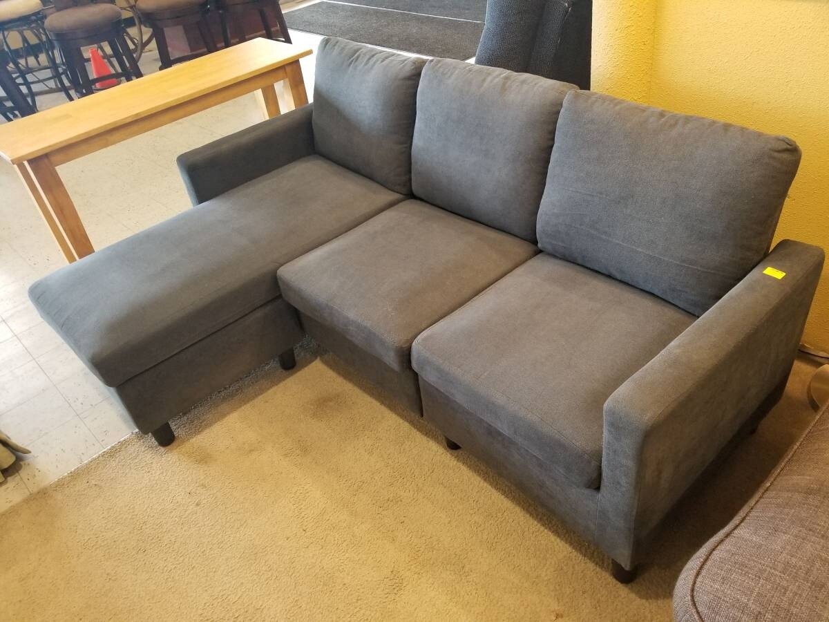 Small Gray Sectional Sofa