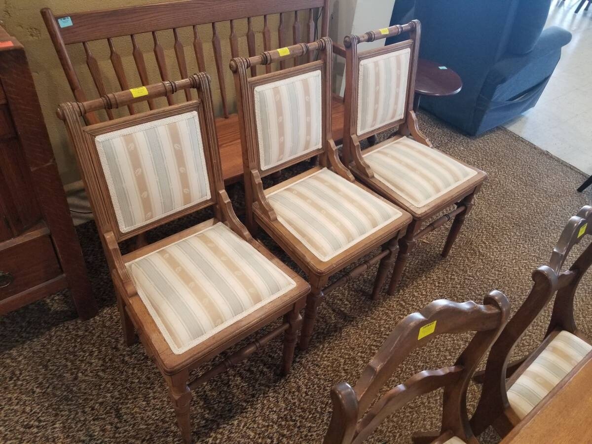 3 Pc. Upholstered Dining Chair Set
