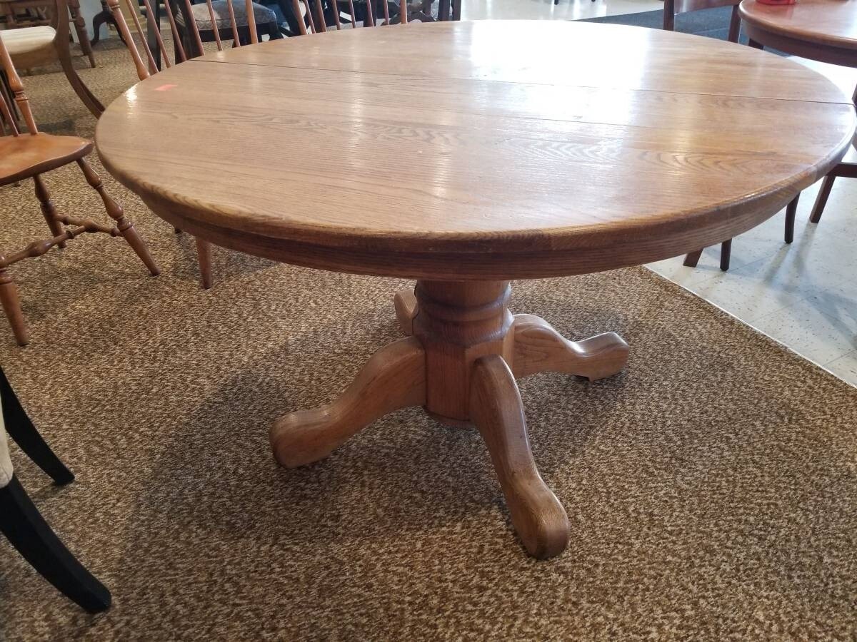 Kitchen Table w/ Pedestal Base-65