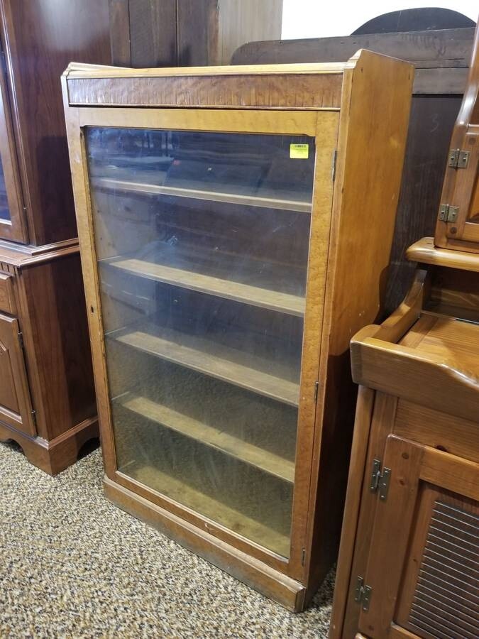 Vintage Glass Front Cabinet