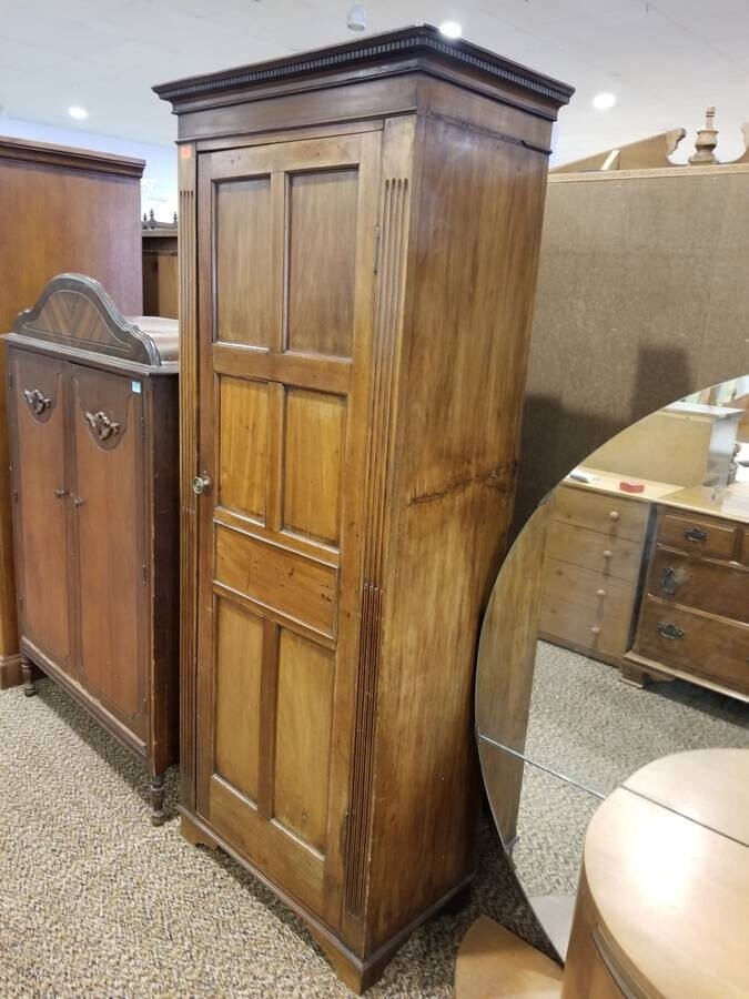 z Antique Tall Wooden Cupboard