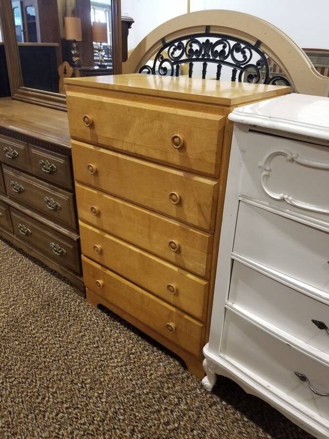 Light Wood Dresser w/ Desk