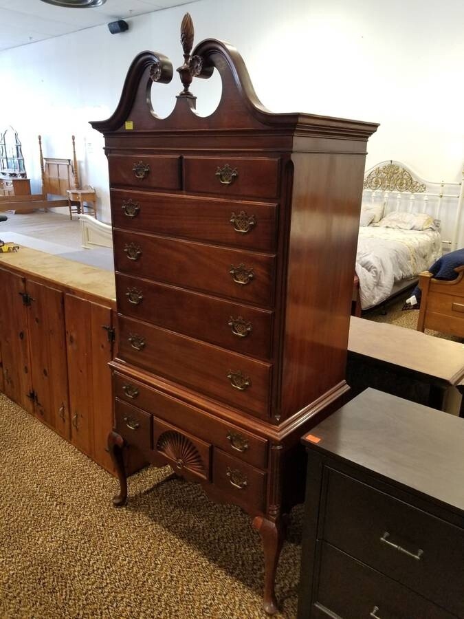 Kling Highboy Mahogany Dresser