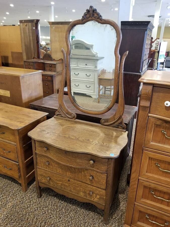 Antique Dresser w/ Mirror