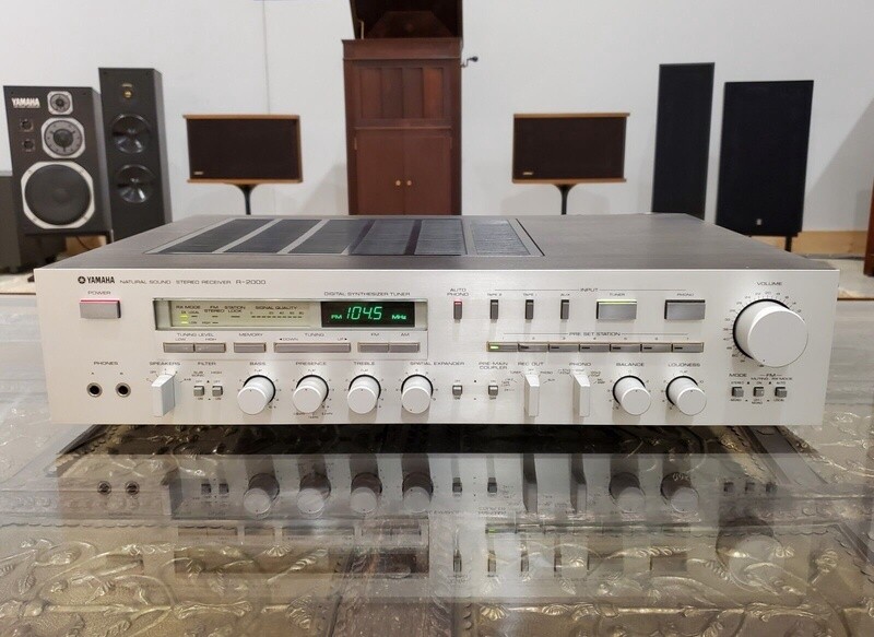 Yamaha R-2000 AM/FM Stereo Receiver, 150WPC, Professionally Serviced
