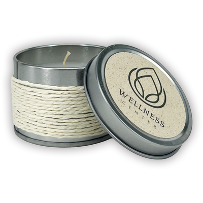 Blikje met geurkaars zora