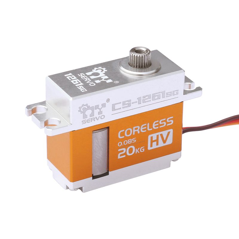 JX CS-1261SG HV-Coreless 15mm Servo, 20kg Stellkraft, 0.08sec./60° JX CS-1261SG HV-Coreless 15mm Servo, 20kg Stellkraft, 0.08sec./60°