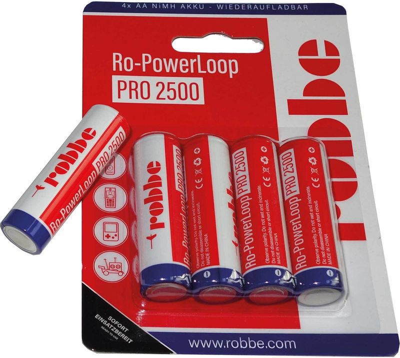 RO-POWER LOOP MIGNON AA 2500 MAH 1,2 V (4 Stk.)