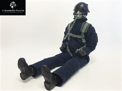 SCALE Full-Body Jet Pilot 1/4.5 - 1/4 Scale, 15 SCALE Full-Body Jet Pilot 1/4.5 - 1/4 Scale, 15" BLAU