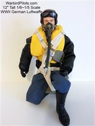 SCALE Full-Body Pilot Deutsche Luftwaffe 1/5 ~ 1/6