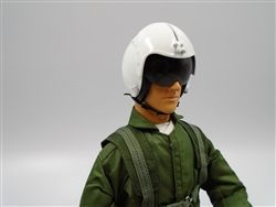 SCALE Full-Body Jet Pilot 1/4.5 - 1/4 Scale, 15" Weisser Helm