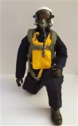SCALE Full-Body Jet Pilot 1/7 - 1/8 Scale, 10" Korean