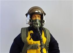 SCALE Full-Body Jet Pilot 1/7 - 1/8 Scale, 10" Korean