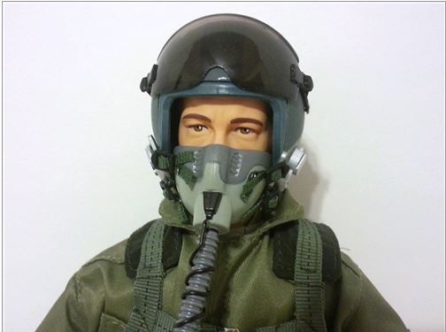 SCALE Full-Body Jet Pilot 1/6 - 1/5 Scale, 12" GRÜN