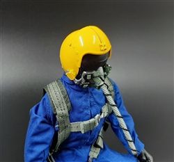 SCALE Full-Body Jet Pilot 1/6 - 1/5 Scale, 12" Blue Angels
