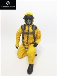 SCALE Full-Body Jet Pilot 1/6 - 1/5 Scale, 12" Gelb
