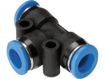 Schlauchkupplung, T-Steckverbindung 6mm