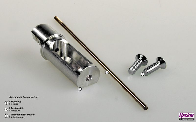 Schleppkupplung für Spantmontage