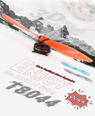T-Motor F3P 3D T8044 Propeller Luftschraube 8x4.4 Orange